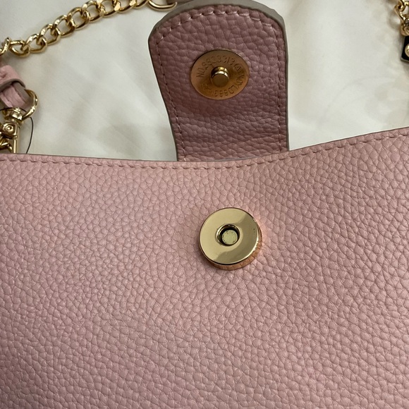 Nanette Lepore Francine Wallet Organizer Rose Quartz Crossbody Bag NWT - Picture 4 of 9